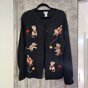 Vintage Cat Cardigan
